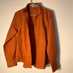 Bright beautiful women button down shirt,long sleeve.